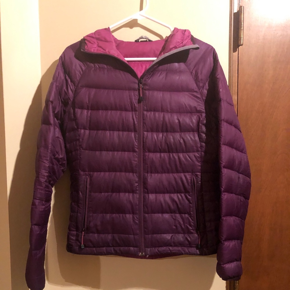 Eddie Bauer size M purple puffer